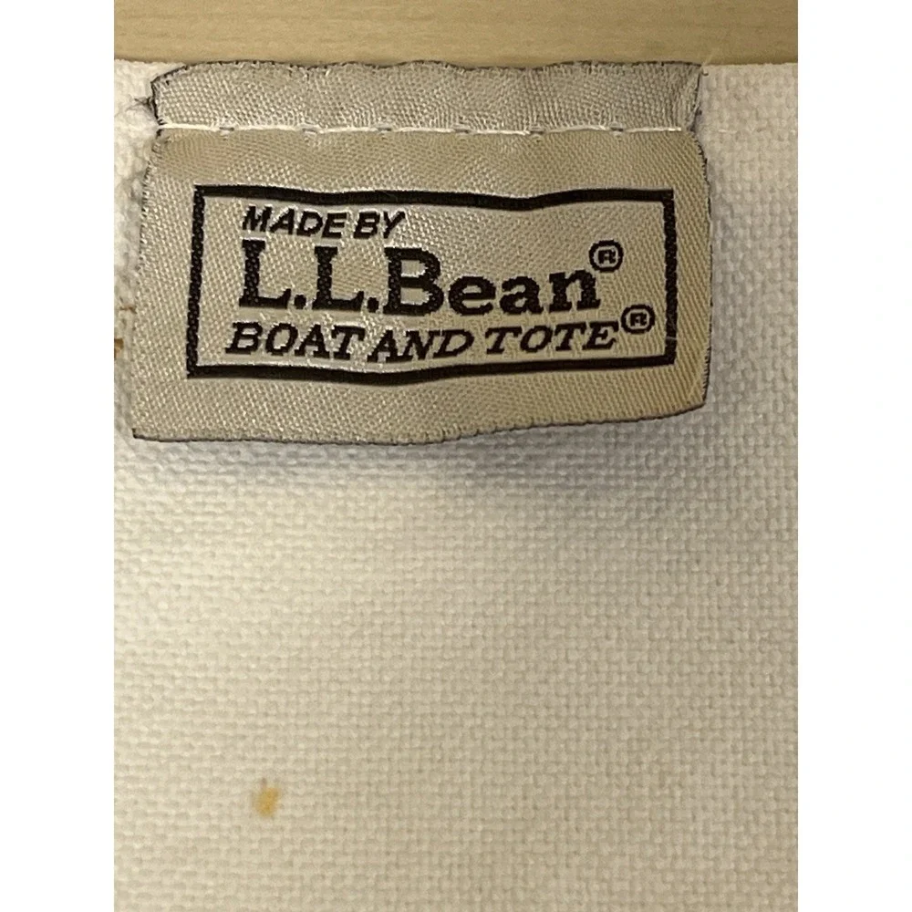LL Bean Boat & Tote Large Bag Purple Hibiscus Beach Vacay Vintage Rare READ